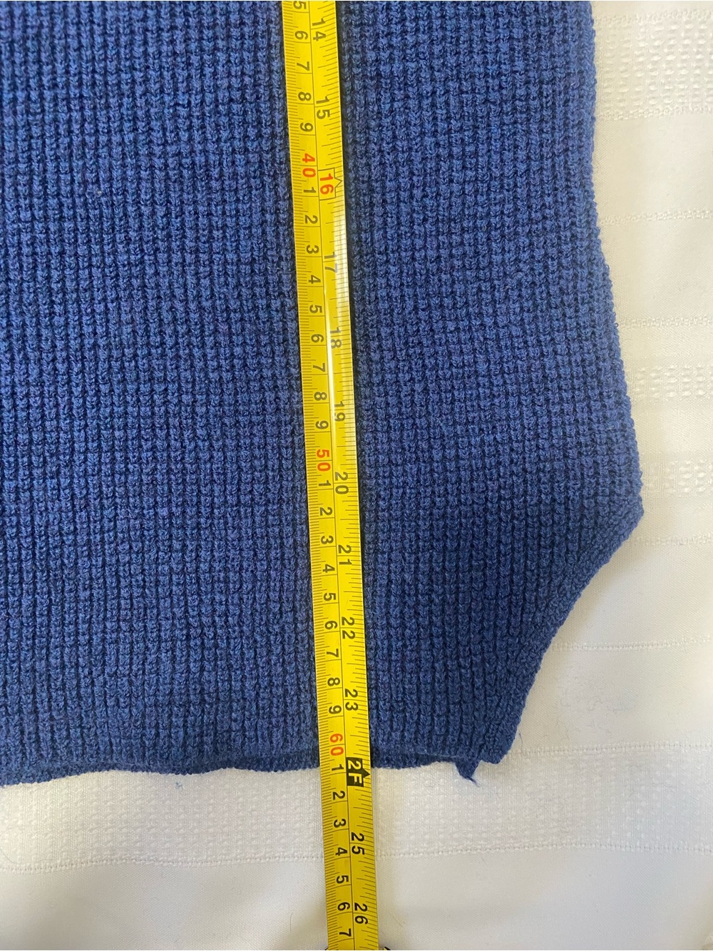 Kersh Sapphire Blue Crewneck Knit Sweater - Picture 4 of 6